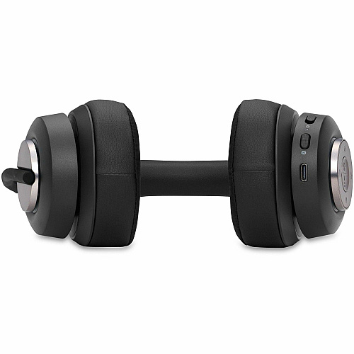 Kensington H3000 Bluetooth Over-Ear Headset Wireless - Bluetooth - 98.4 ft - Over-the-ear - Noise Canceling - Black (83452)