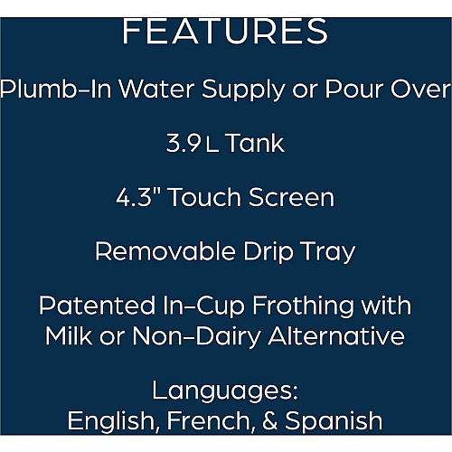 Flavia&reg; C300 Coffee Machine Brewer, 4.5" Touch Screen, Single-Serve Black (18000587)
