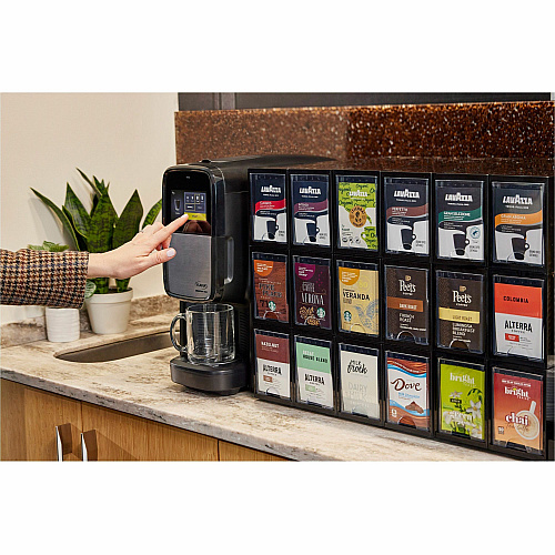 Flavia&reg; C300 Coffee Machine Brewer, 4.5" Touch Screen, Single-Serve Black (18000587)