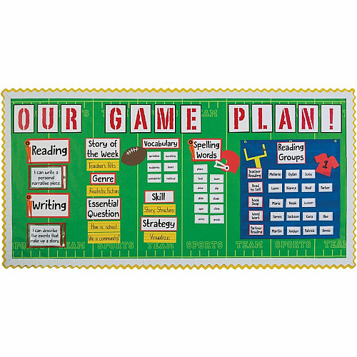 Fadeless Bulletin Board Paper Rolls Classroom, Door, File Cabinet, School, Home, Office Project, Display, Table Skirting, Party, Decoration - 48" Width x 50 ft Length - Team Sports - Paper - 1 Roll (P0056275)
