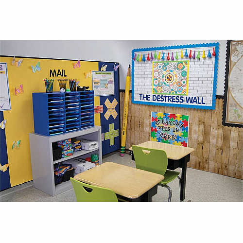 Fadeless Bulletin Board Paper Rolls Classroom, Door, File Cabinet, School, Home, Office Project, Display, Table Skirting, Party, Decoration - 48" Width x 50 ft Length - Natural - Paper - 1 Roll (P0056515)