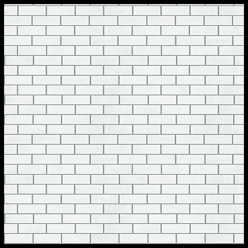 Fadeless Bulletin Board Paper Rolls Classroom, Door, File Cabinet, School, Home, Office Project, Display, Table Skirting, Party, Decoration - 48" Width x 50 ft Length - White Subway Tile - Paper - 1 Roll (P0057505)