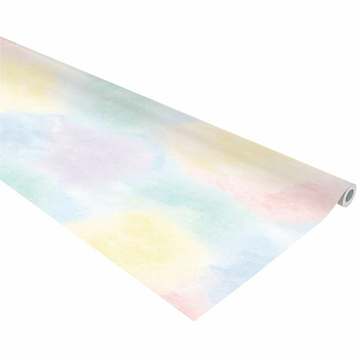 Fadeless Bulletin Board Paper Rolls Art, Classroom, School, Home, Office, Decoration, Door, File Cabinet, Display, Table Skirting, Party - 48" Width x 50 ft Length - Watercolor - Paper - 1 Roll (P0057515)