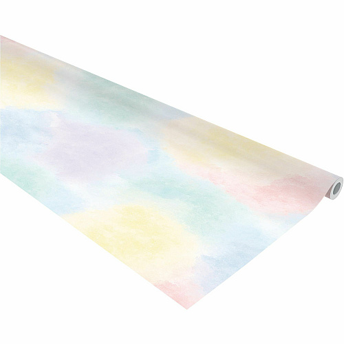 Fadeless Bulletin Board Paper Rolls Art, Classroom, School, Home, Office, Decoration, Door, File Cabinet, Display, Table Skirting, Party - 48" Width x 50 ft Length - Watercolor - Paper - 1 Roll (P0057515)
