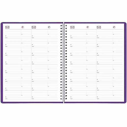 Brownline DuraFlex Weekly Appointment Planner (CB950VPUR)