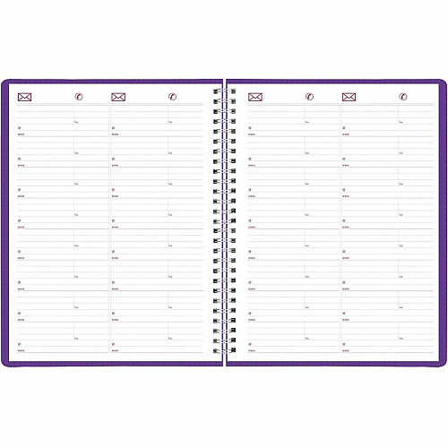 Brownline DuraFlex Weekly Appointment Planner (CB950VPUR)