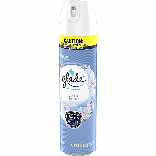 Glade Clean Linen Air Freshener Spray Spray - 8.3 fl oz (0.3 quart) - Clean Linen - 1 Each (346467)