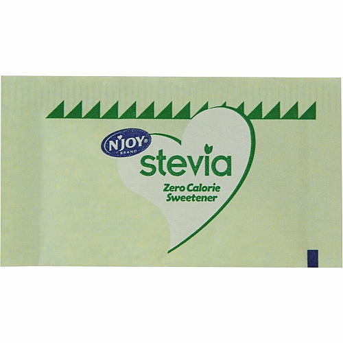 N'Joy Njoy Green Stevia Sugar Substitute 0.035 oz (1 g) - Stevia Flavor - 400 / Box (83221)