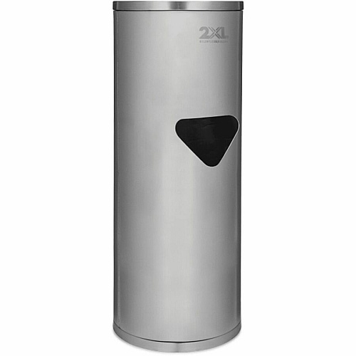 2XL Stainless Steel Stand Wiper Dispenser Stainless Steel - Stainless Steel - Refillable, Smudge Resistant, Hands-free - 1 Each (L63)