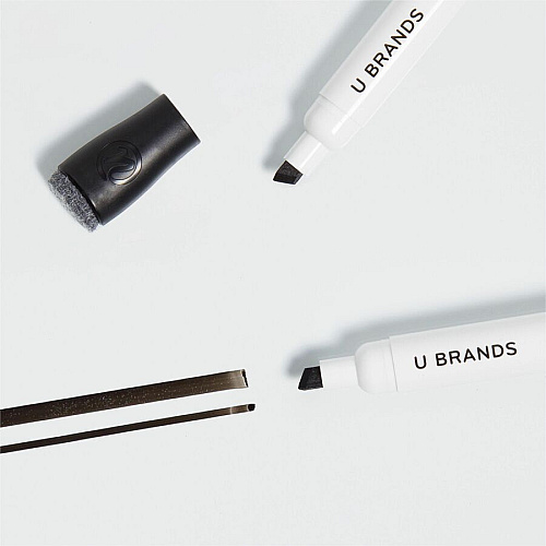 U Brands Dry-erase Markers Black Ink - 12 / Pack (2925U0112)