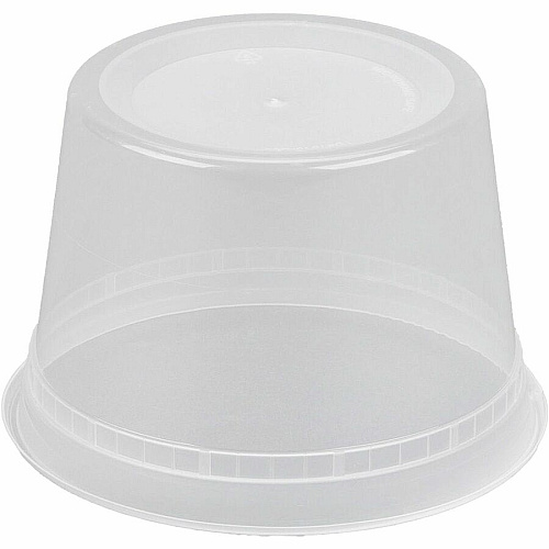 BluTable 16 oz Round Deli Tub Containers Food, Food Storage - Microwave Safe - Clear - Round - 500 / Carton (PPDEL16)