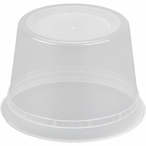 BluTable 16 oz Round Deli Tub Containers Food, Food Storage - Microwave Safe - Clear - Round - 500 / Carton (PPDEL16)