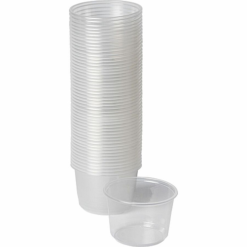 BluTable 16 oz Round Deli Tub Containers Food, Food Storage - Microwave Safe - Clear - Round - 500 / Carton (PPDEL16)