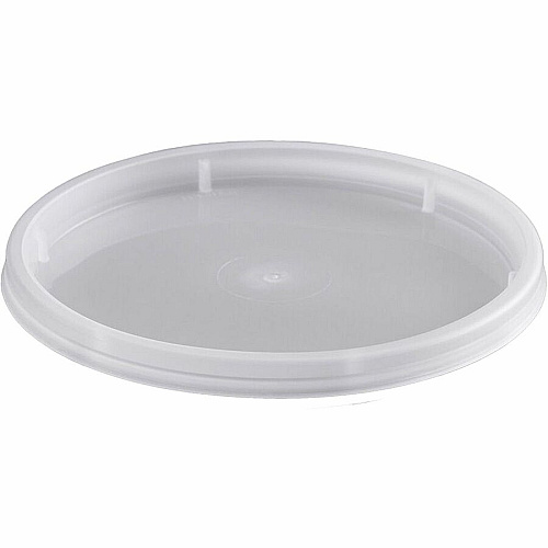 BluTable 16 oz/32 oz Round Deli Tub Container Lids Polypropylene - Clear - 500 / Carton (PPLID1632)