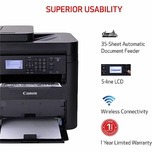 Canon imageCLASS ICMF273DW Wireless Laser Multifunction Printer - Monochrome - Black