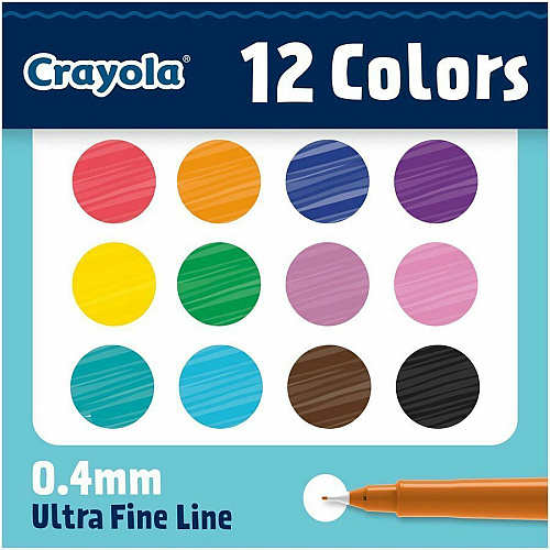 Crayola Doodle Markers Multi Ink - 12 / Pack (588313)