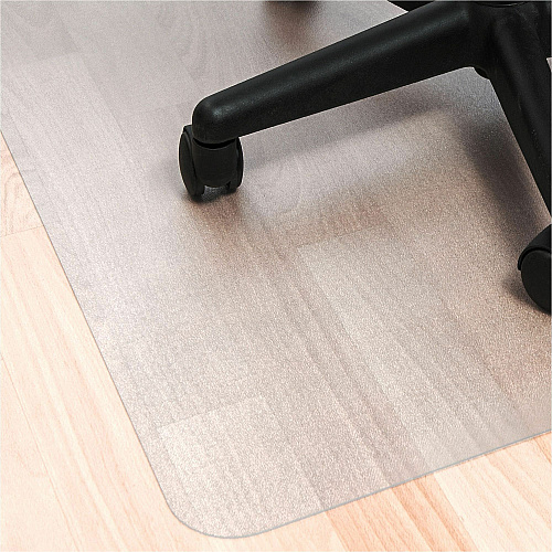 Ecotex Marlon BioPlus Floortex&reg; Ecotex&reg; BioPlus Eco Friendly Carbon Neutral Polycarbonate Chair Mat for Hard Floors - 35" x 47" 47" Length x 35" Width x 0.070" Depth x 0.070" Thickness - Rectangular - Polycarbonate - Clear - 1 Each  (NCCMFLBS0002)