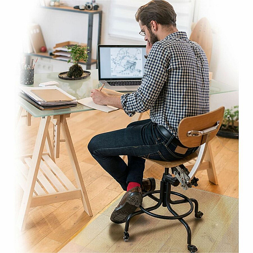 Ecotex Marlon BioPlus&reg; Eco Friendly Carbon Neutral Chair Mat for Hard Floors - 45" x 53" (NCCMFLBS0003)