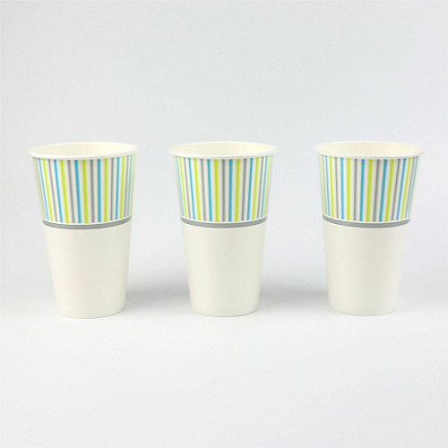 Genuine Joe 16 oz Cold Cups 16 fl oz - White - Paper - Cold, Beverage - 50/Pack - 20 / Carton (GJO03163CT)