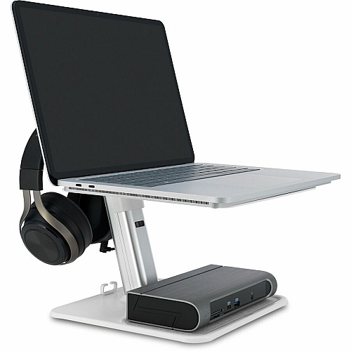 Kensington SmartView Organizing Laptop Riser Up to 16" Screen Support - Metal, Rubber - White (50825)