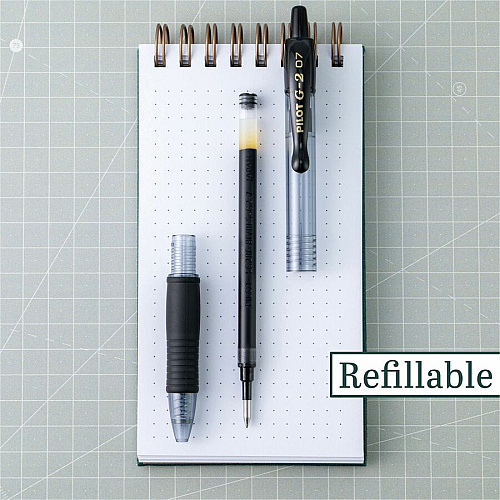 G2 Retractable Gel Ink Rolling Ball Pen Fine Pen Point - Refillable - Retractable - Assorted Ink - Liquid Gel Ink - 10 / Pack (18259)