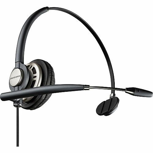 Poly EncorePro HW710 Single-Ear Headset Mono - USB Type A, Quick Disconnect - Wired - 80 Hz to 20 kHz - Over-the-ear, On-ear, Over-the-head - Monaural - Ear-cup - 2.92 ft Cable - Noise Cancelling, Omni-directional Microphone - Noise Canceling -  (805H7AA)