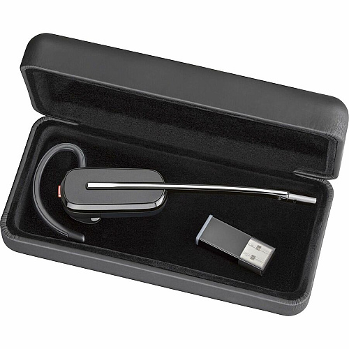 Poly Savi 8240 Convertible Office Headset Mono - USB Type A, RJ-11 - Wired/Wireless - Bluetooth/DECT - 590 ft - 32 Ohm - 20 Hz to 20 kHz - On-ear, Over-the-head - Monaural - Supra-aural - Noise Cancelling Microphone - Black - TAA Compliant (7W071AA)