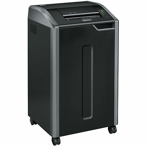 Fellowes Powershred 425HSG 100% Jam Proof BAA & TAA Compliant High Security Shredder Continuous Shredder - 8 Per Pass - for shredding Paper - P-7 - Black - TAA Compliant - 1 Carton (4251501)