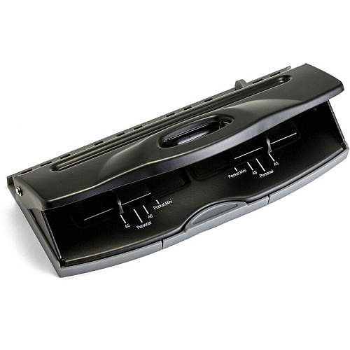 Officemate Diary 6-Hole Punch, Black 8 Sheet - Steel - 3.6" Width x 1.9" Height - Black (90160)