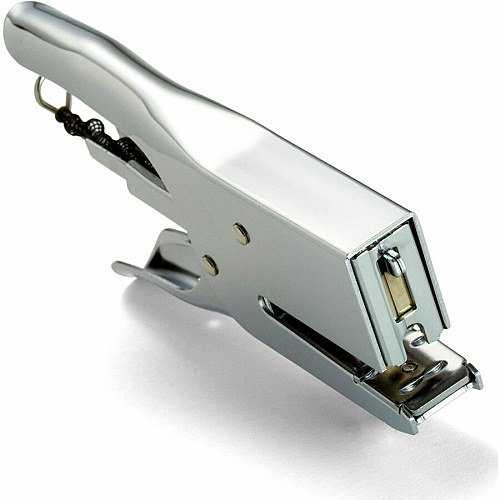 Officemate Plier Stapler Staple Size: 0.25" , 0.31" - Rear Loading - Silver - Metal - 1 Each (97758)