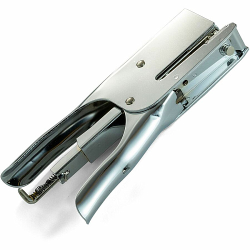 Officemate Plier Stapler Staple Size: 0.25" , 0.31" - Rear Loading - Silver - Metal - 1 Each (97758)