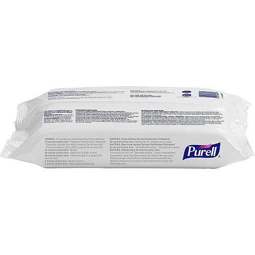 PURELL&reg; Foodservice Surface Sanitizing Wipes White - 72 / Pack (937112)