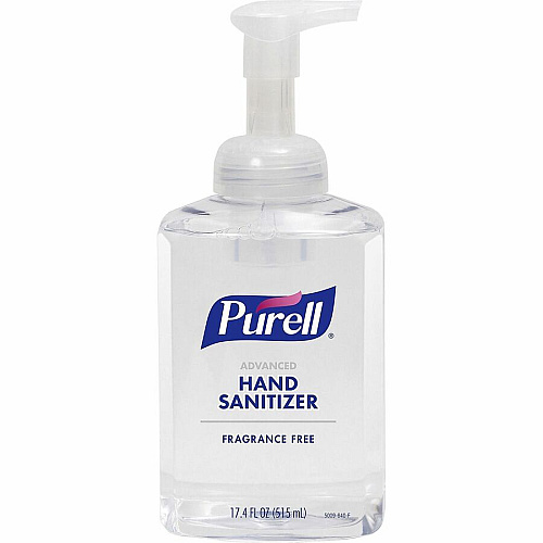 Gojo&reg; Hand Sanitizer Foam 1.09 lb - Pump Bottle Dispenser - Kill Germs - Hand, Skin - Clear - Quick Drying, Fragrance-free - 4 / Carton (500904CT)