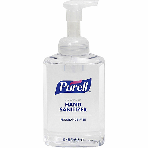 Gojo&reg; Hand Sanitizer Foam 1.09 lb - Pump Bottle Dispenser - Kill Germs - Hand, Skin - Clear - Quick Drying, Fragrance-free - 4 / Carton (500904CT)