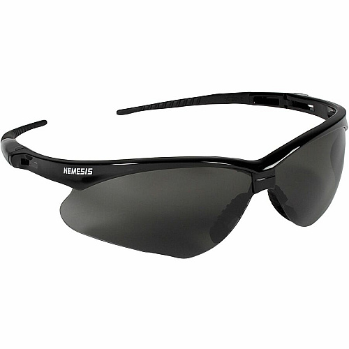 Kleenguard V30 Nemesis Safety Eyewear Recommended for: Workplace, Home - UVA, UVB, UVC Protection - Polycarbonate - Durable, Lightweight, Wraparound Frame, Anti-fog, Flexible, Soft, Neck Cord - 12/Box - 12 / Carton (22475CT)