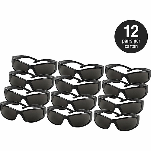 Kimberly-Clark Smith & Wesson Elite Safety Glasses Recommended for: Workplace - UVA, UVB, UVC Protection - Compact Design, Lightweight, Anti-scratch, Wraparound Lens, Anti-fog - 12/Box - 12 / Carton (21303CT)