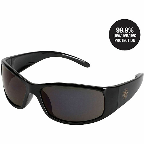 Kimberly-Clark Smith & Wesson Elite Safety Glasses Recommended for: Workplace - UVA, UVB, UVC Protection - Compact Design, Lightweight, Anti-scratch, Wraparound Lens, Anti-fog - 12/Box - 12 / Carton (21303CT)