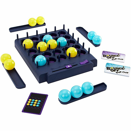 Mattel Bounce-Off Pop-Out Ball Bouncing Game Multicolor (HKR53)