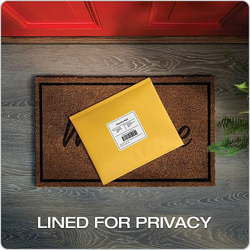 Quality Park Bubble Mailers Bubble - 8 1/2" Width x 11" Length - Strip - Brown Kraft - 25 / Box (85759)