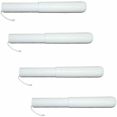 Tampon Tribe Organic Tampons Regular - Cardboard Applicator - Hypoallergenic, Chlorine-free, Absorbent, Anti-leak - 500 / Carton (TAM500R)