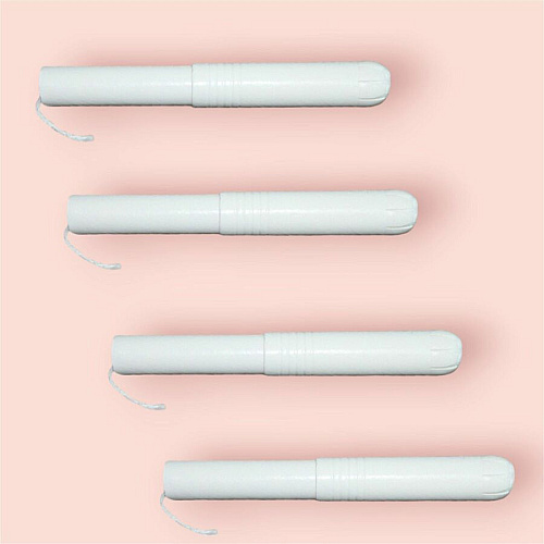 Tampon Tribe Organic Tampons Cardboard Applicator - 250 / Carton - Hypoallergenic, Chlorine-free, Absorbent, Anti-leak (TAM250R)