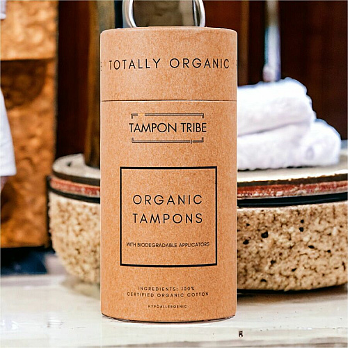 Tampon Tribe Tampon Tubes Natural Brown - Paper - 6 / Carton (TUBE6)