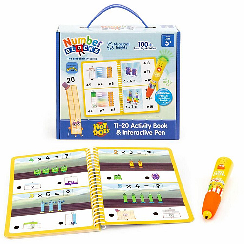 Hot Dots Numberblocks Activity Book Interactive Printed Book 60 Pages (2551)