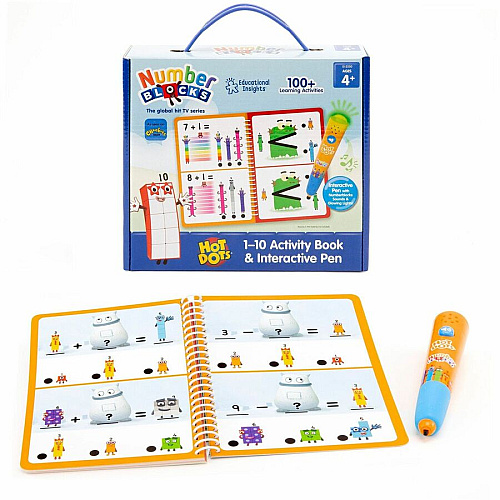 Educational Insights Numberblocks Activity Book Interactive Printed Book 60 Pages (2550)