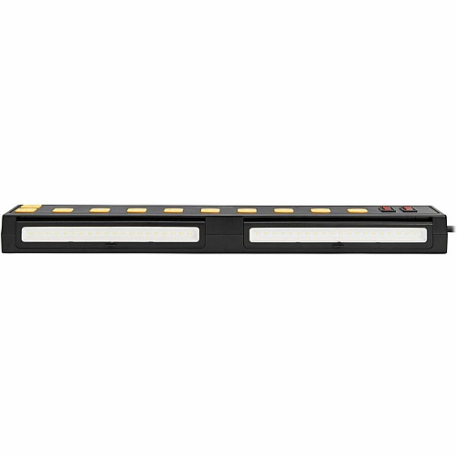 Tripp Lite by Eaton Protect It! 10-Outlet Surge Protector with Swivel Light Bars - 5-15R Outlets, 2 USB Ports, 6 ft. (1.8 m) Cord, 1350 Joules, Black 10 x NEMA 5-15R - 1350 J - 120 V AC Input - USB - 6 ft (TLP1006USB)