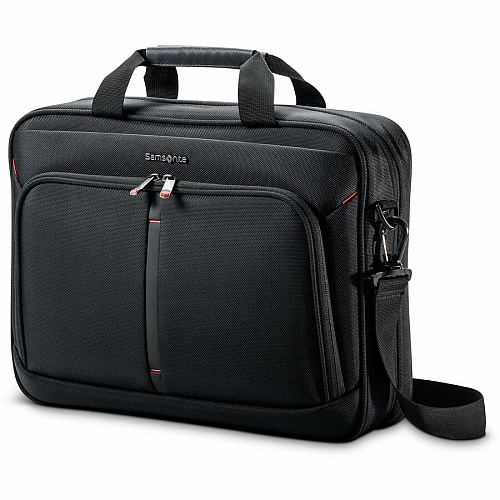 Samsonite Xenon 4.0 Carrying Case (Briefcase) for 12.9" to 15.6" Notebook, Tablet, Travel, Electronics - Black 1680D Ballistic Polyester, Tricot Body - Trolley Strap - 5.5" Height x 12.5" Width x 17" Depth - 1 Each (1473271041)