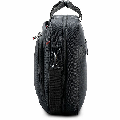 Samsonite Xenon 4.0 Carrying Case (Briefcase) for 12.9" to 15.6" Notebook, Tablet, Travel, Electronics - Black 1680D Ballistic Polyester, Tricot Body - Trolley Strap - 5.5" Height x 12.5" Width x 17" Depth - 1 Each (1473271041)