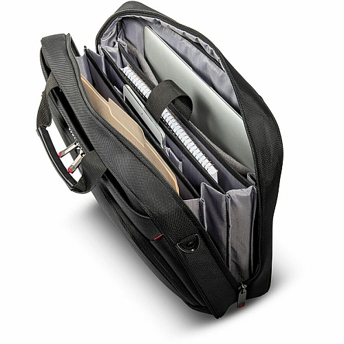 Samsonite Xenon 4.0 Carrying Case (Briefcase) for 12.9" to 15.6" Notebook, Tablet, Travel, Electronics - Black 1680D Ballistic Polyester, Tricot Body - Trolley Strap - 5.5" Height x 12.5" Width x 17" Depth - 1 Each (1473271041)