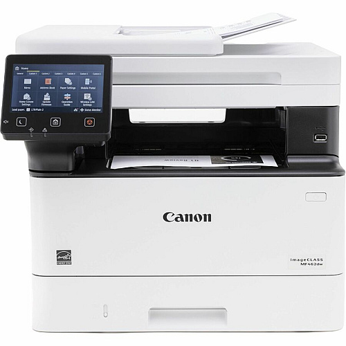 Canon imageCLASS MF462dw Laser Multifunction Printer - Monochrome - Black Copier/Fax/Printer/Scanner - 37 ppm Mono Print - 1200 x 1200 dpi Print - Monochrome Flatbed/ADF Scanner - Wireless LAN - Canon PRINT Business, Apple AirPrint, Mopria Pri (ICMF462DW)