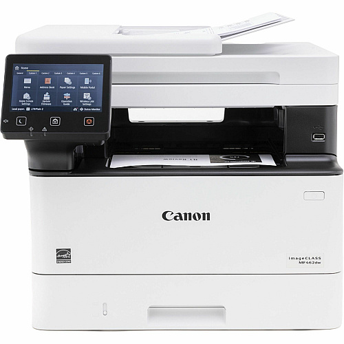 Canon imageCLASS MF462dw Laser Multifunction Printer - Monochrome - Black Copier/Fax/Printer/Scanner - 37 ppm Mono Print - 1200 x 1200 dpi Print - Monochrome Flatbed/ADF Scanner - Wireless LAN - Canon PRINT Business, Apple AirPrint, Mopria Pri (ICMF462DW)